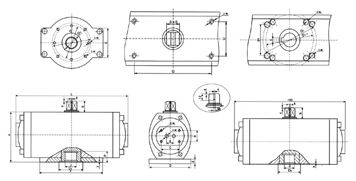 QW-TZ 气动执行器(图2)