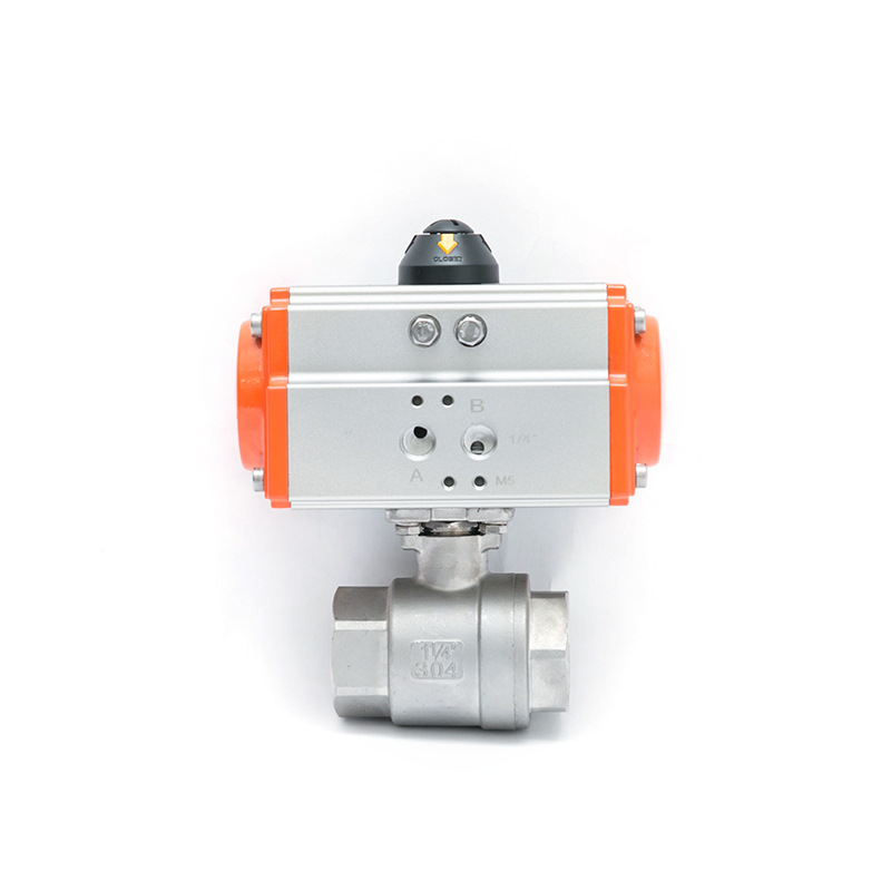 气动内螺纹二片式球阀