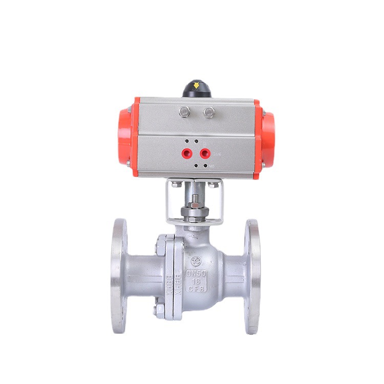 气动不锈钢法兰球阀Q641F