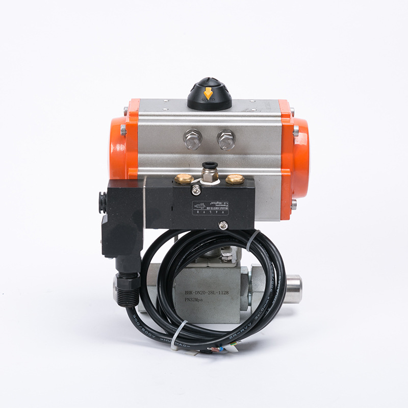 气动焊接式高压球阀