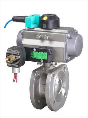 气动薄型球阀,Q671F