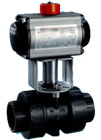 UPVC气动塑料球阀